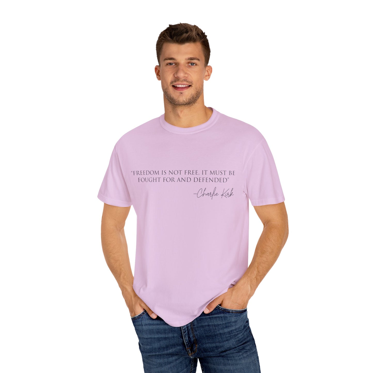 Freedom Quote Unisex T-Shirt, Motivational Tee, Gift for Activists, Casual Wear, Birthday Present, Statement Apparel