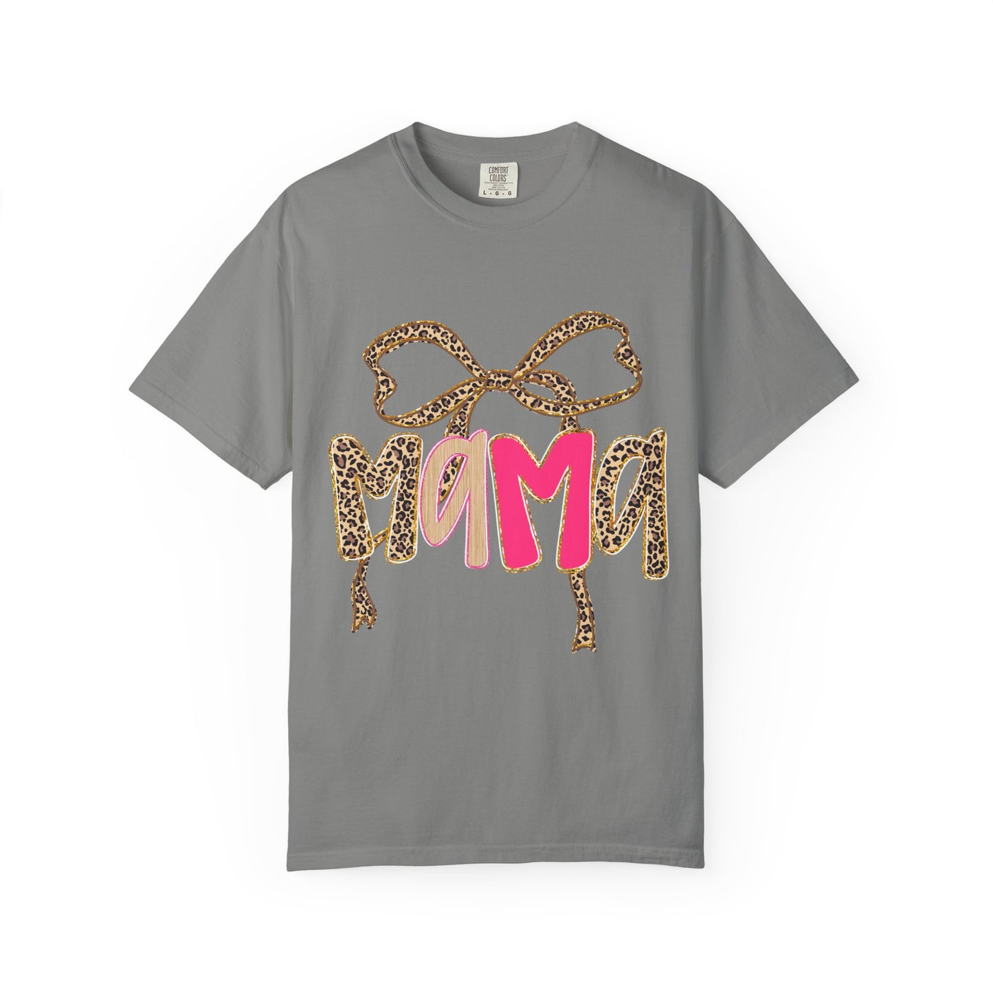 Neon Leopard Print Mama T-Shirt