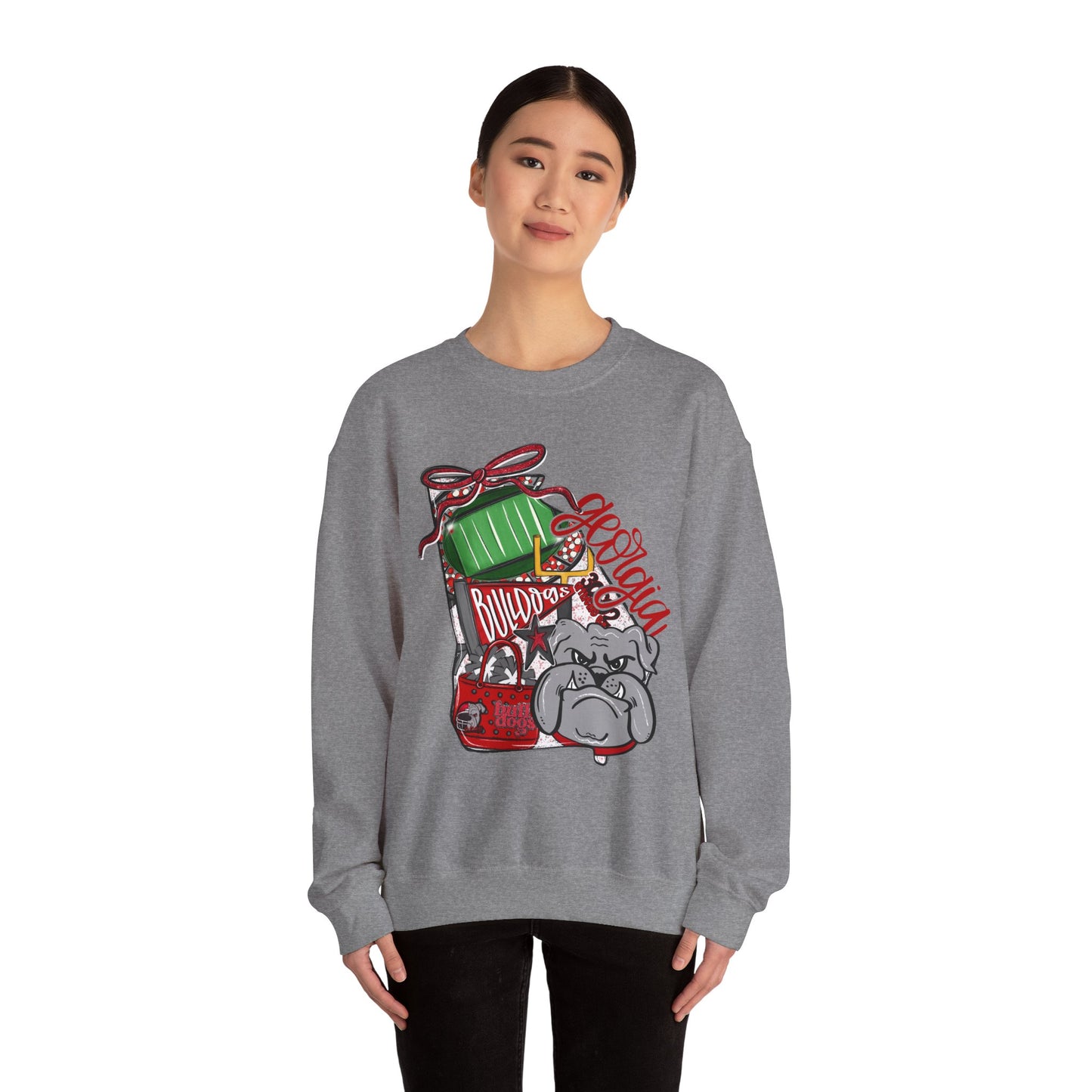 Georgia Holiday Sweater | Unisex Crewneck Sweatshirt | Festive Gift for Dog Lovers | Cute Winter Apparel | Cozy Christmas Sweater, [...]