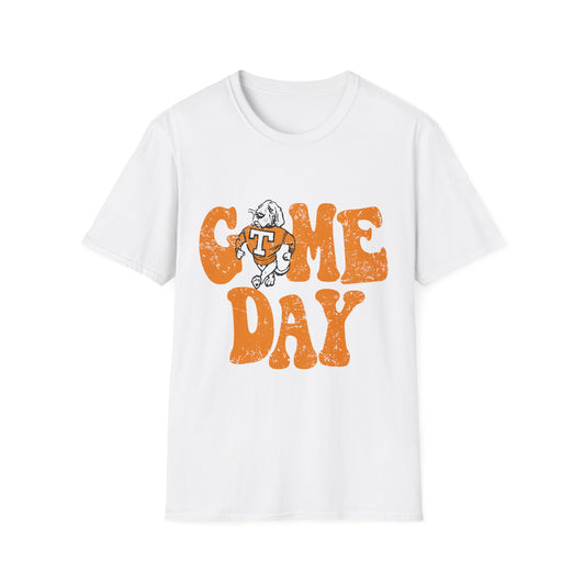 Game Day Unisex Softstyle T-Shirt, Casual Tee, College Sports Apparel, Fan Gear, Everyday Wear, Gift for Sports Lovers