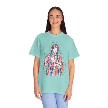 Colorful Artistic Unisex T-Shirt, Creative Gift for Art Lovers, Casual Wear, Unique Statement Tee, Gift for Holidays, Trendy Fashion