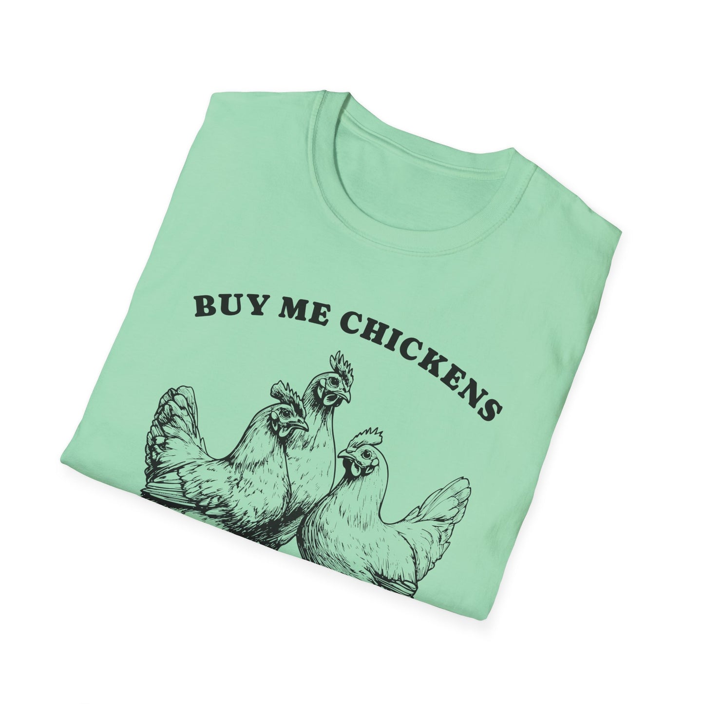 Funny Chicken Government T-Shirt, Humorous Tee, Gift for Chicken Lovers, Farm Animal Humor, Unique Graphic Shirt