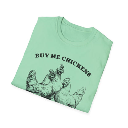Funny Chicken Government T-Shirt, Humorous Tee, Gift for Chicken Lovers, Farm Animal Humor, Unique Graphic Shirt