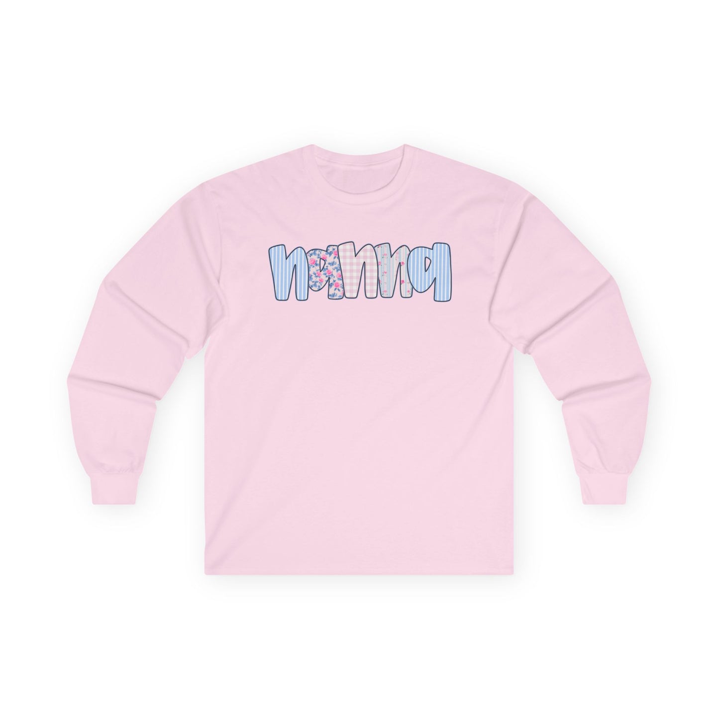 Nanna Pink & Blue Floral Long Sleeve