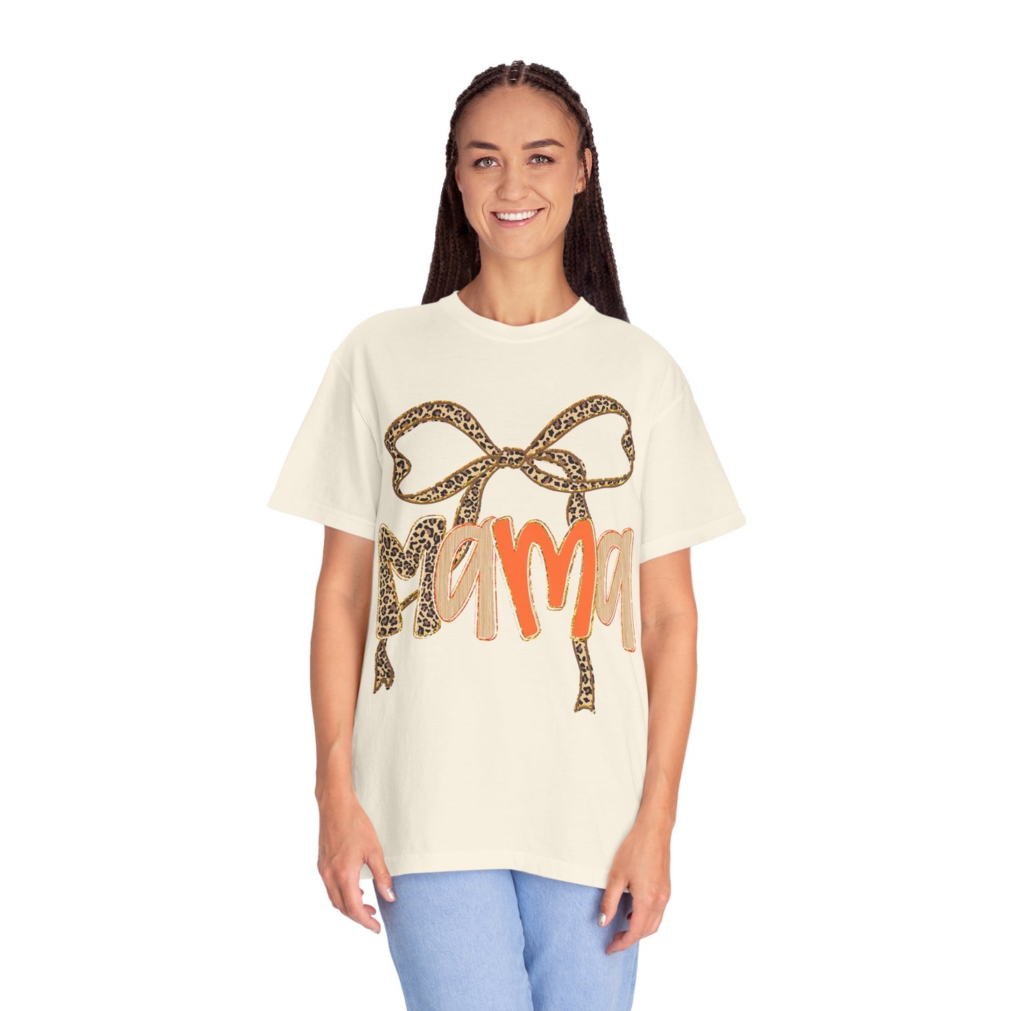 Mama Leopard Print Tee