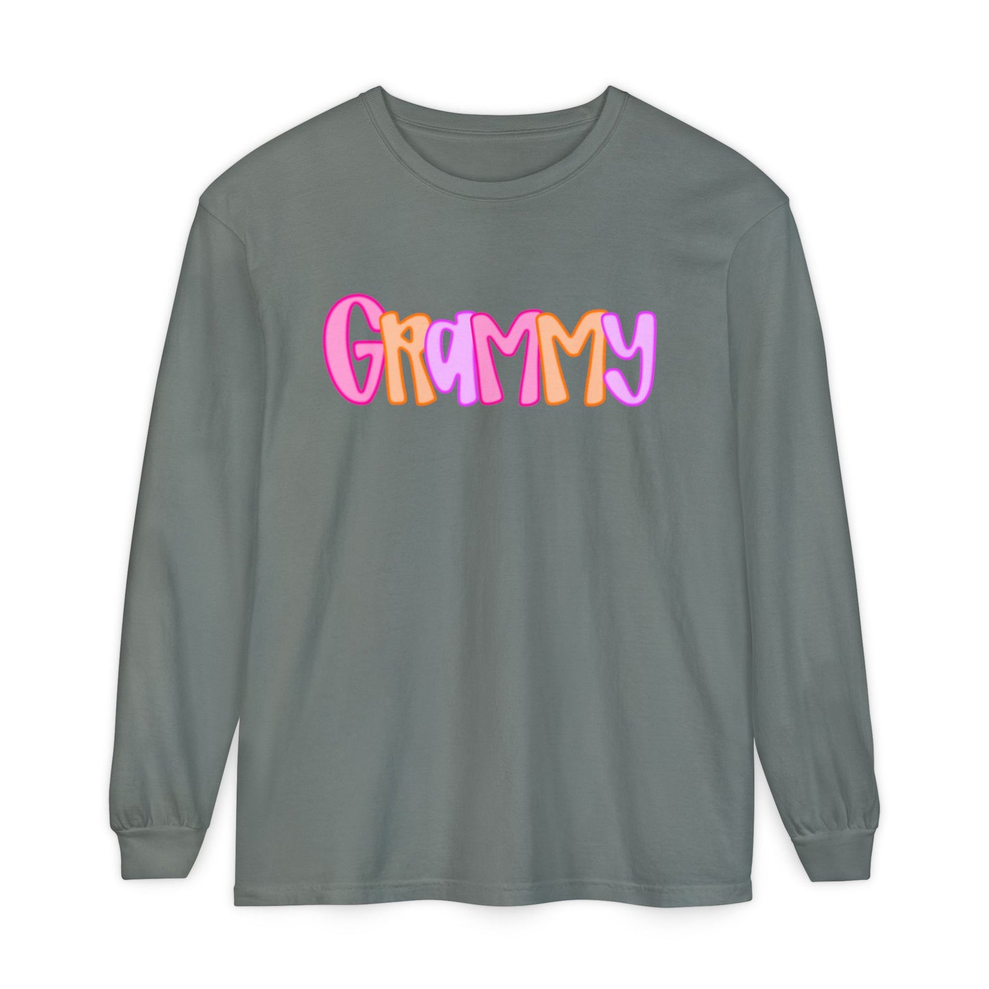 Grammy Neon Comfort Colors Long Sleeve
