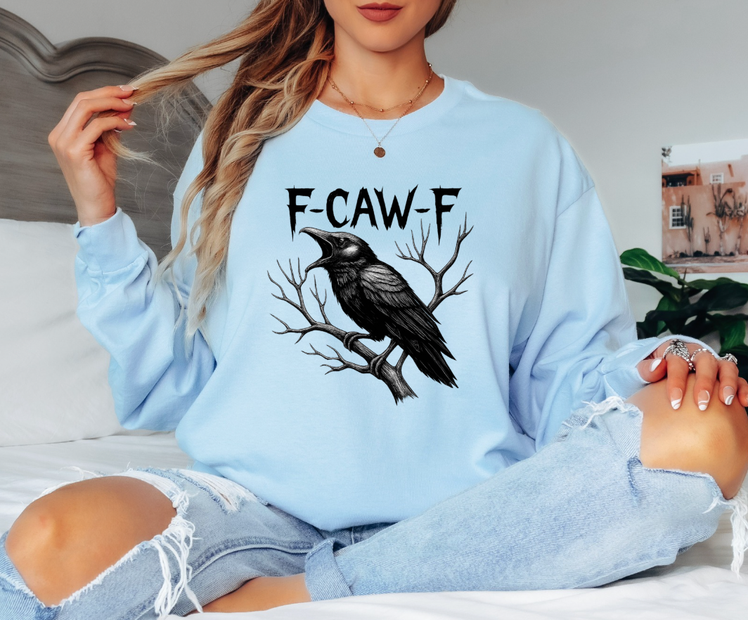 Raven Graphic  Gildan Long Sleeve