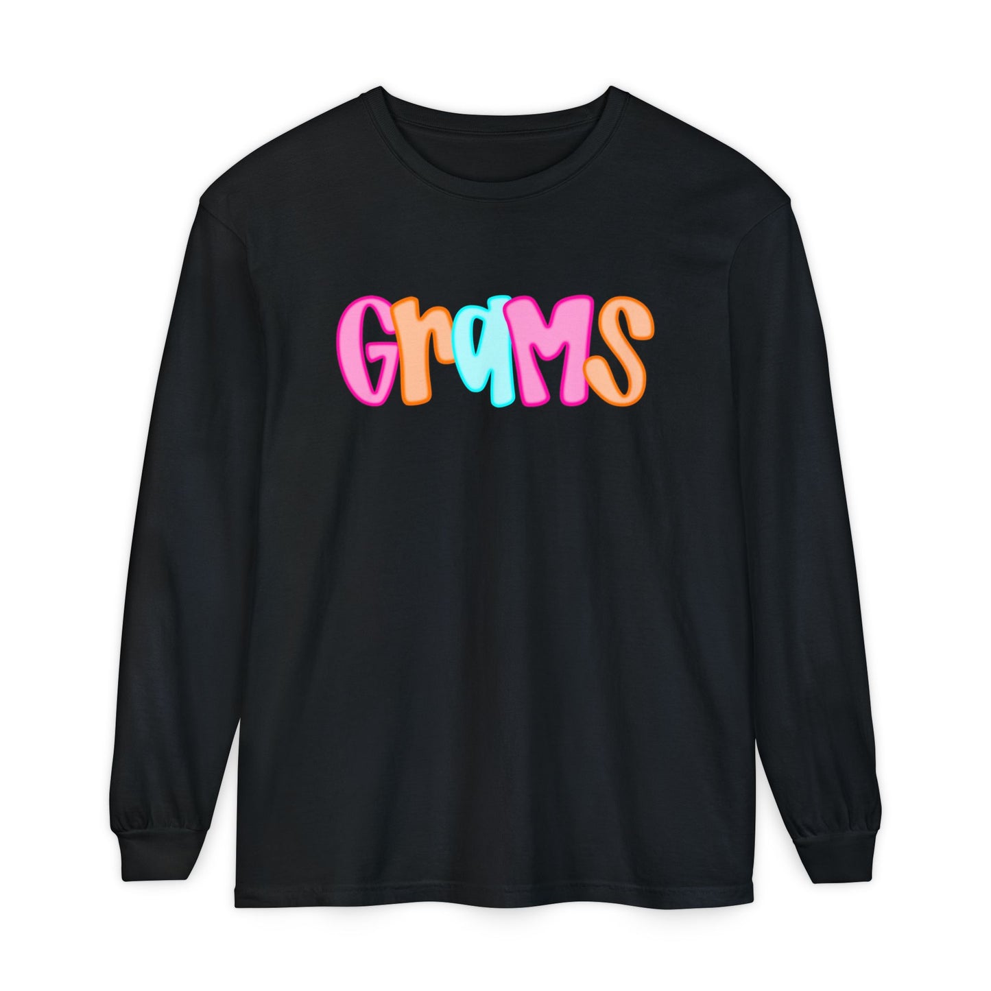 Grams Neon Comfort Colors Long Sleeve