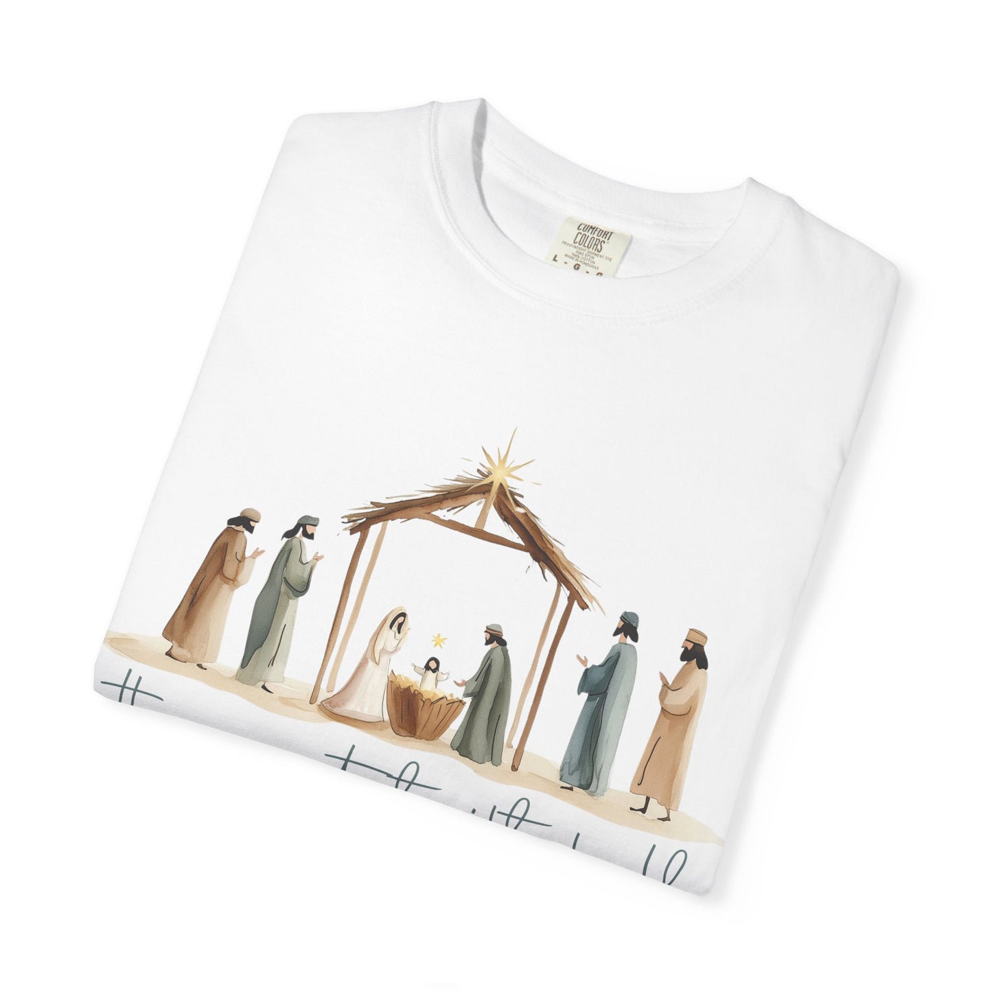Nativity Scene T-Shirt Comfort Colors