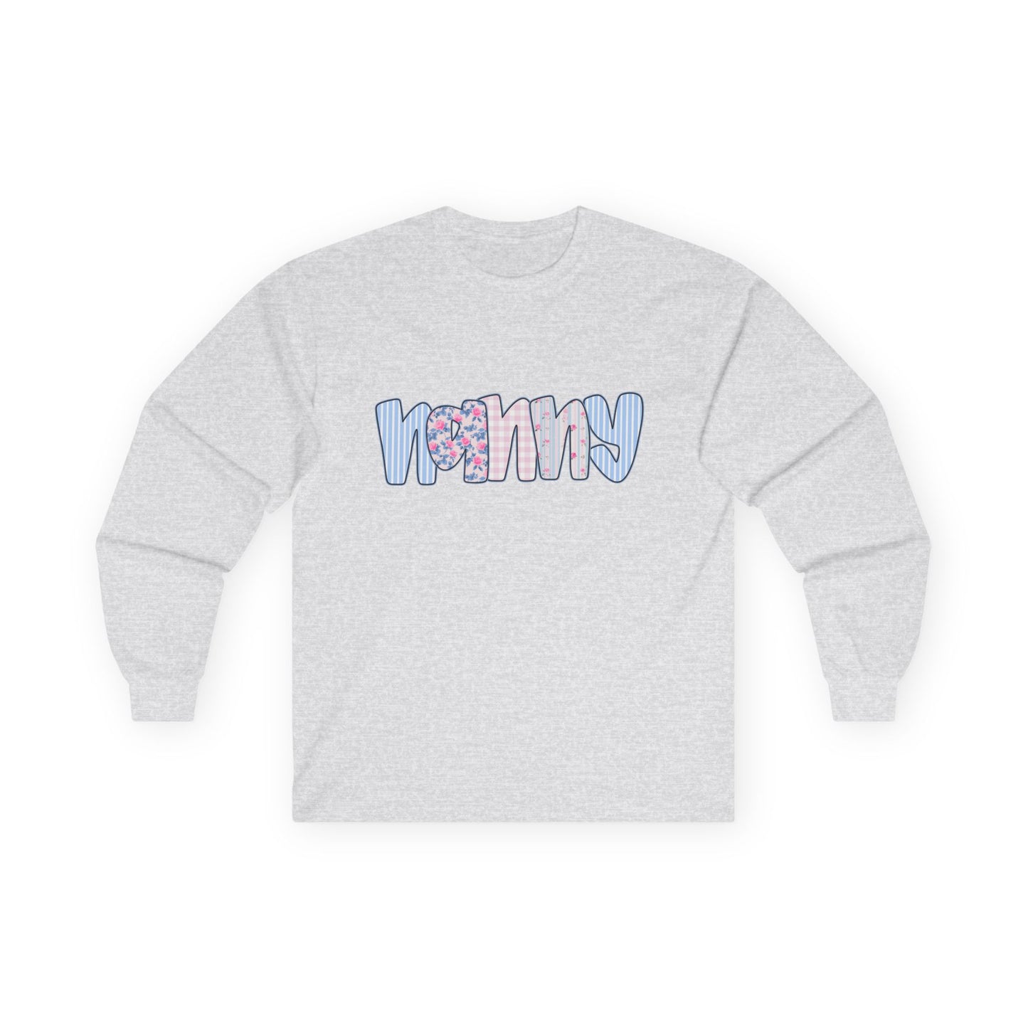 Nanny Pink & Blue Floral Long Sleeve
