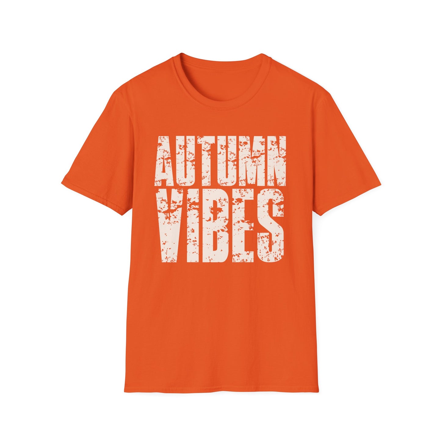 Autumn Vibes Gildan Softstyle T-Shirt | Cozy Fall Tee, Seasonal Fashion, Casual Wear, Gift for Her, Nature Lover's Apparel