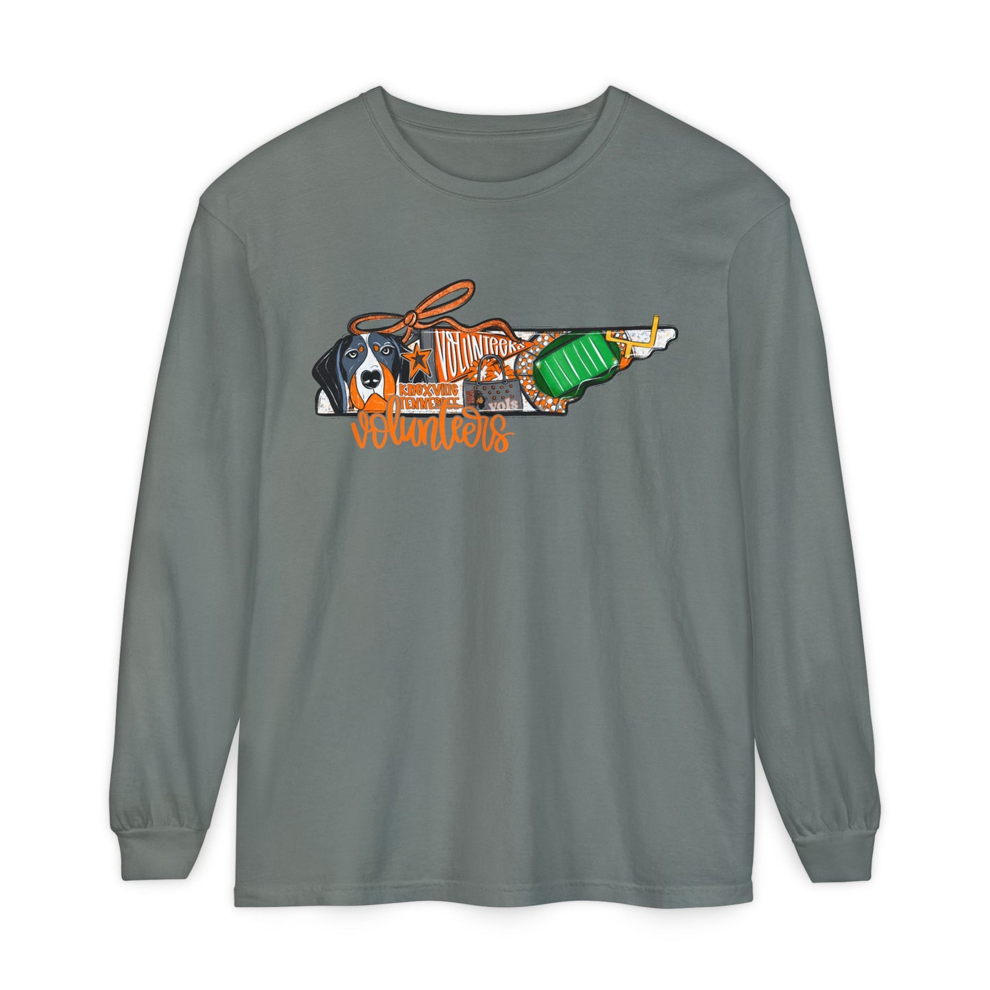Volunteer Spirit Long Sleeve T-Shirt, Casual Tee, Comfortable Shirt, Gift for Volunteers, Fundraiser Shirt, Everyday Wear