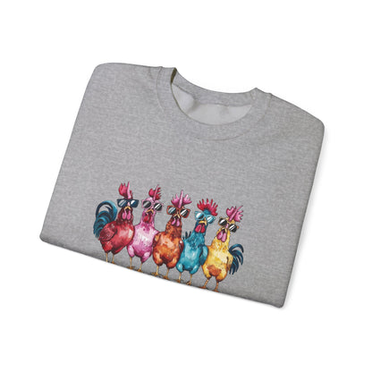 Easily Distracted by Peckers Crewneck Sweatshirt | Funny Gift, Cozy Apparel, Chicken Lover Hoodie, Humor Sweatshirt, Farmhouse Fashion