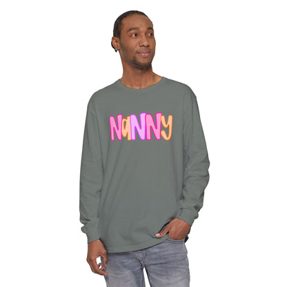 Nanny Neon Comfort Color Long Sleeves