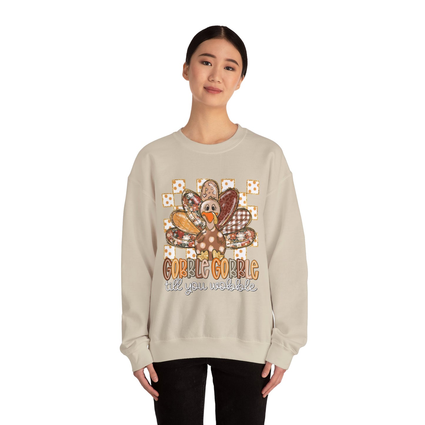 Thanksgiving Turkey Sweatshirt, Cozy Fall Sweater, Holiday Gift for Her, Fall Fashion, Family Gathering Attire