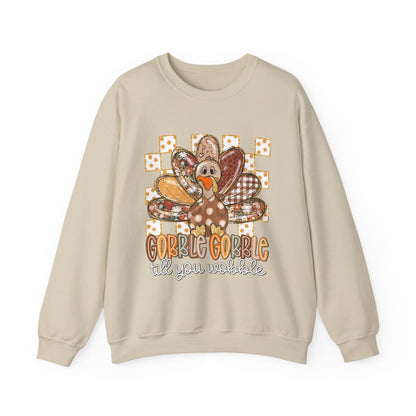 Thanksgiving Turkey Sweatshirt, Cozy Fall Sweater, Holiday Gift for Her, Fall Fashion, Family Gathering Attire