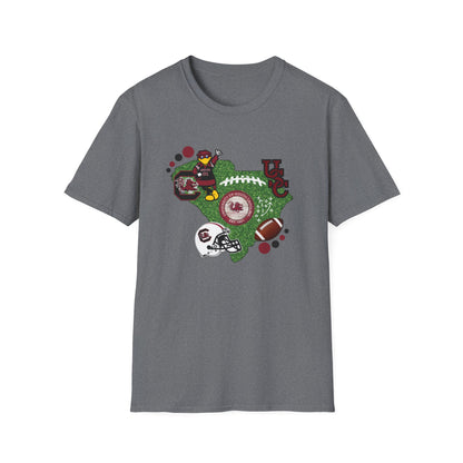 South Carolina Sports Fan Unisex T-Shirt, Game Day Apparel, College Football Tee, Gift for Him or Her, Casual Outfit
