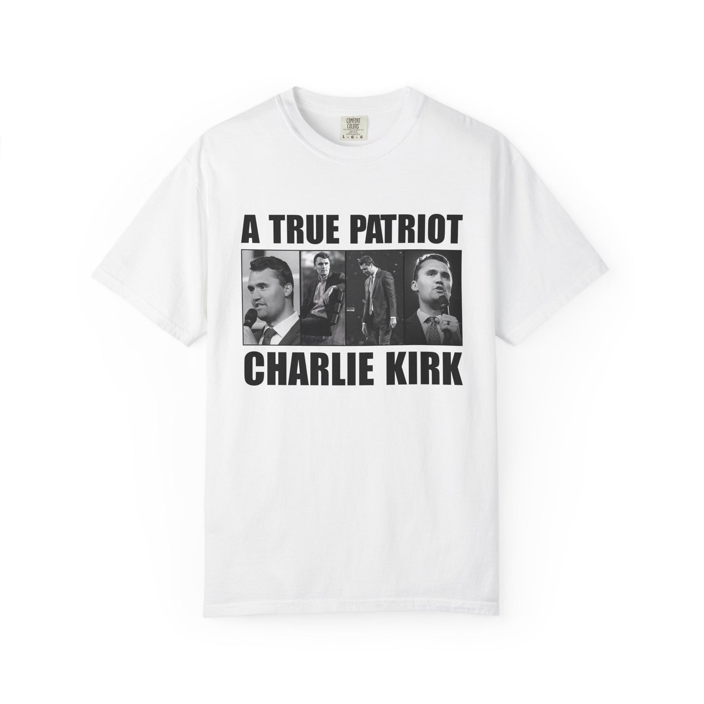 Patriotic Graphic Tee - A True Patriot, Charlie Kirk Shirt, Unisex Casual Wear, Gift for Conservatives, Election Day Apparel, Freedom [...]