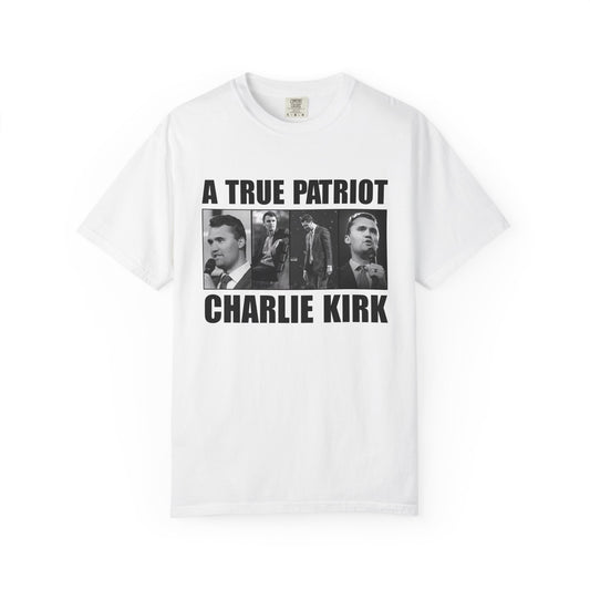 Patriotic Graphic Tee - A True Patriot, Charlie Kirk Shirt, Unisex Casual Wear, Gift for Conservatives, Election Day Apparel, Freedom [...]