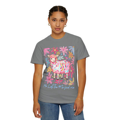Whimsical Floral Sheep T-Shirt – Soft Unisex Tee, Perfect for Nature Lovers, Easter, Spring Celebrations, Gift for Her, Casual Wear