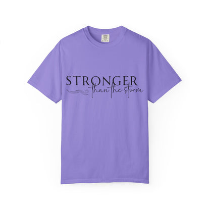 Empowering Garment-Dyed Unisex T-Shirt | Perfect for Every Day, Motivational Gift, Casual Wear, Strength in Adversity