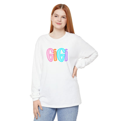 Gigi Neon Comfort Colors Long Sleeve