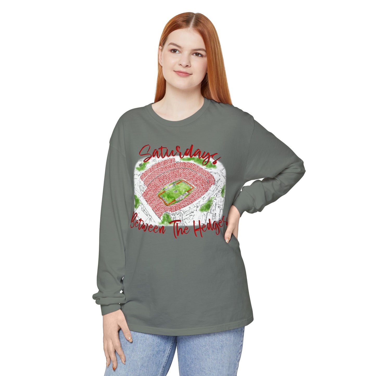 Unisex Garment-dyed Long Sleeve T-Shirt