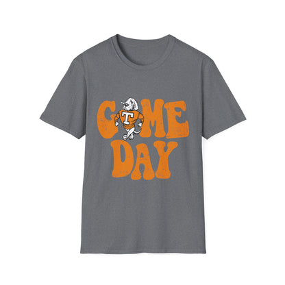 Game Day Unisex Softstyle T-Shirt, Casual Tee, College Sports Apparel, Fan Gear, Everyday Wear, Gift for Sports Lovers