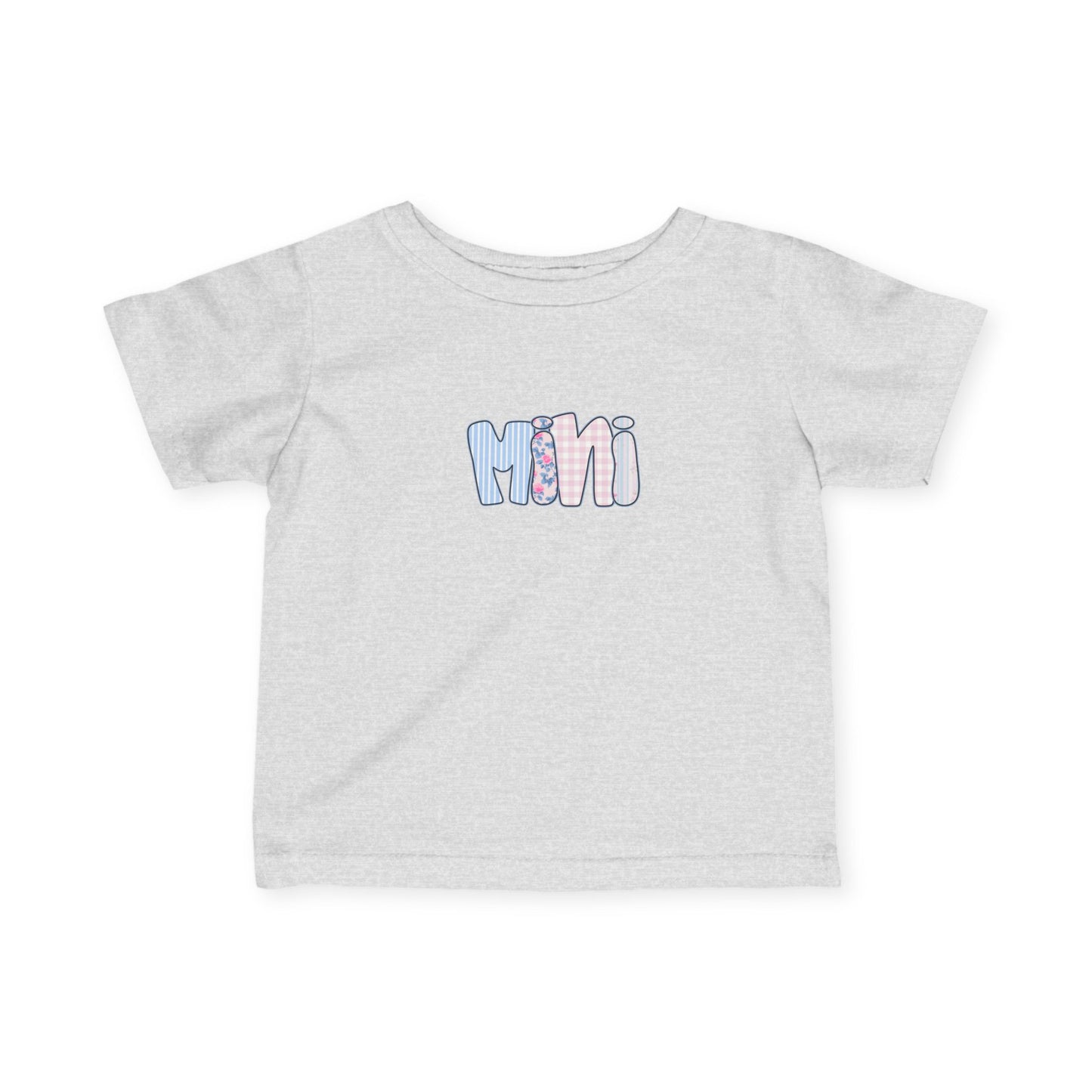 Infant Mini Pink & Blue Floral T-Shirt