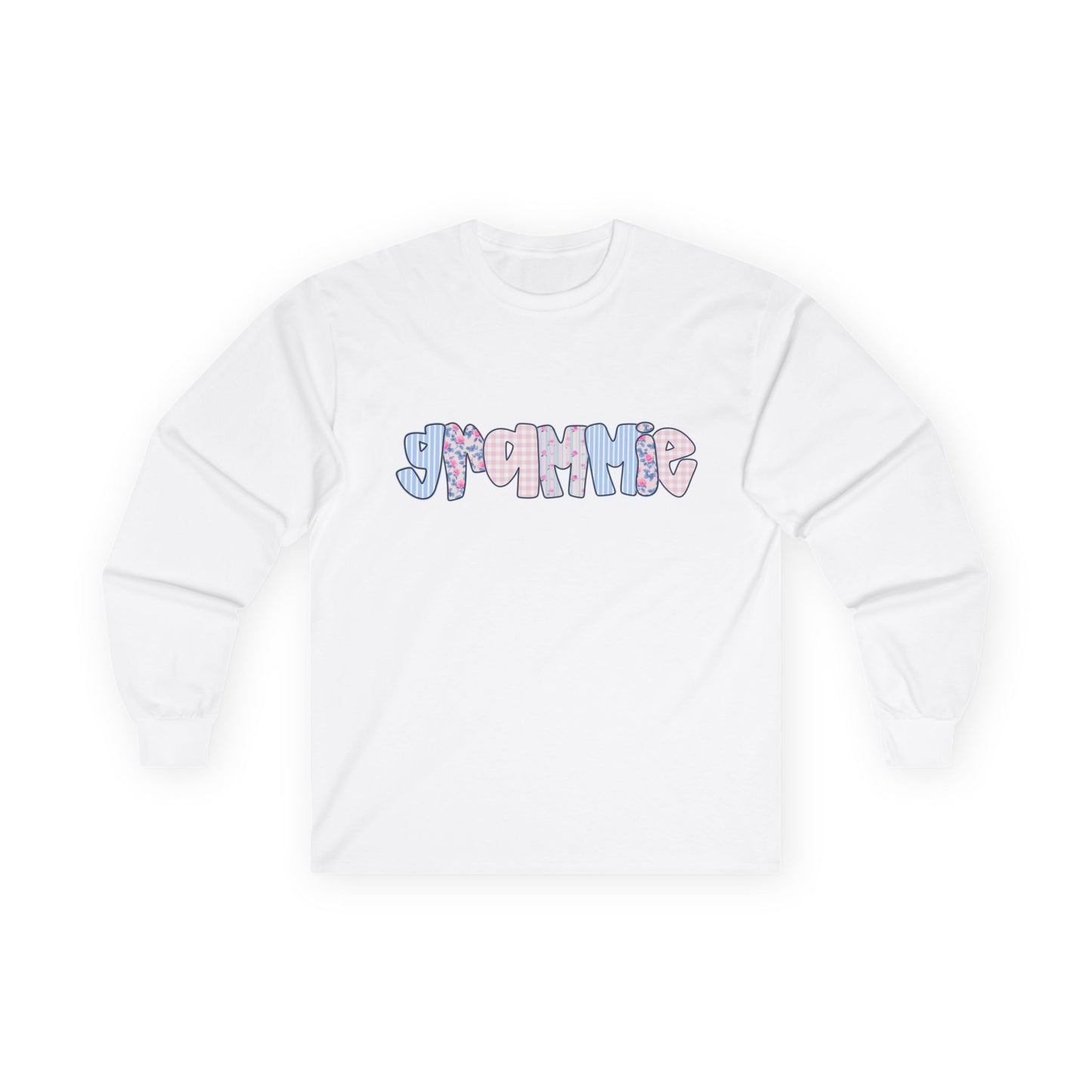Grammie Pink & Blue Floral Long Sleeve