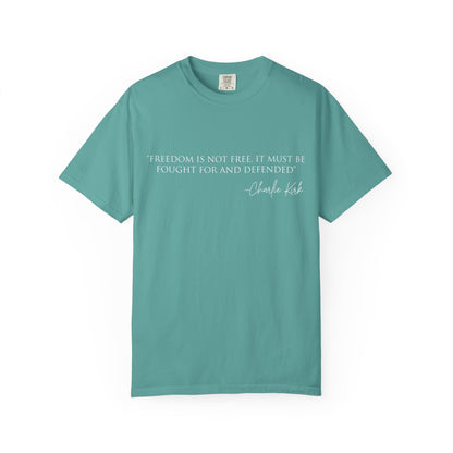 Freedom Quote T-Shirt, Inspirational Tee, Unisex Graphic Shirt, Motivational Gift, Casual Wear, Quote Apparel
