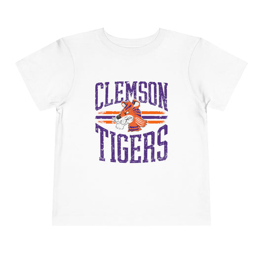 Clemson Tigers Toddler Tee, Cute Kids Shirt, Youth Sports Apparel, Toddler Fan Gear, Clemson University Shirt