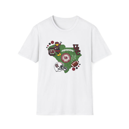 South Carolina Sports Fan Unisex T-Shirt, Game Day Apparel, College Football Tee, Gift for Him or Her, Casual Outfit