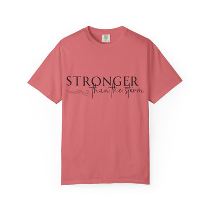 Empowering Garment-Dyed Unisex T-Shirt | Perfect for Every Day, Motivational Gift, Casual Wear, Strength in Adversity