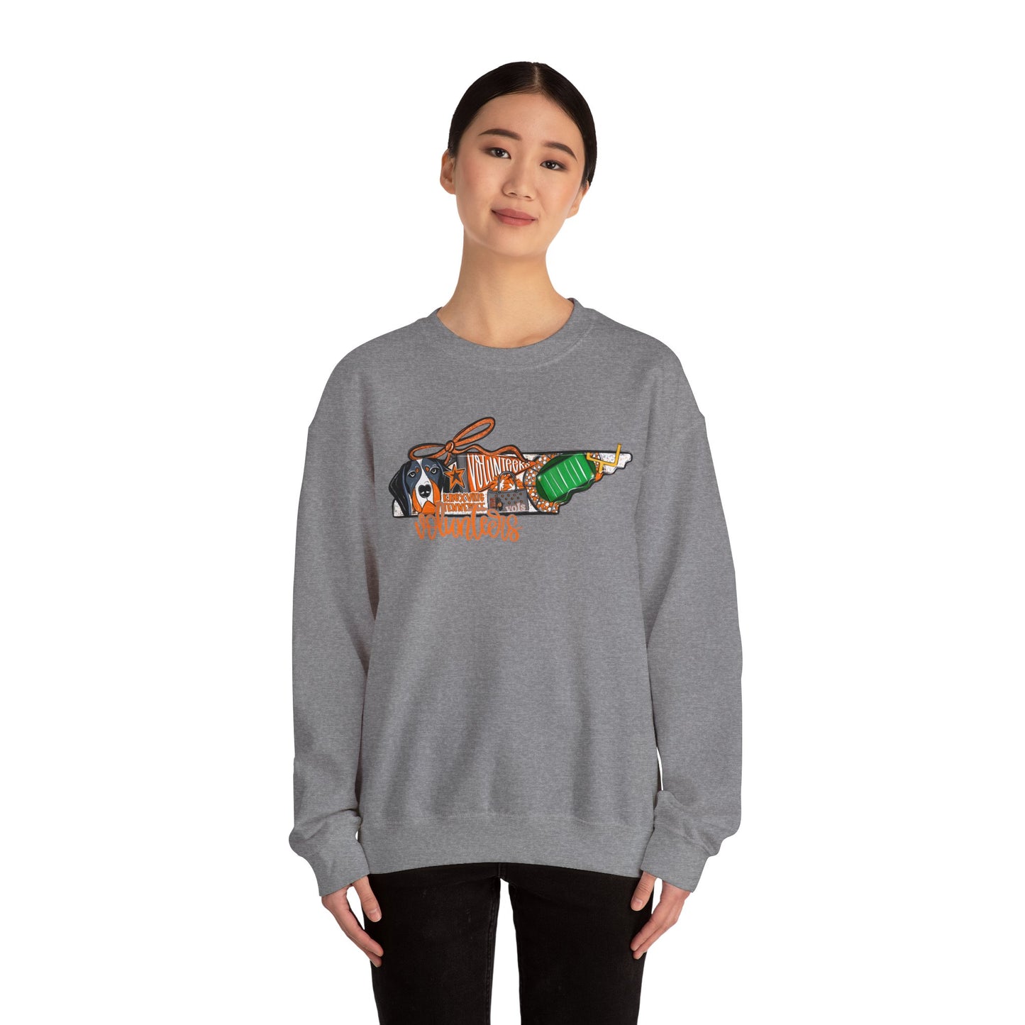 Volunteers Inspired Crewneck Sweatshirt - Cozy Gift for Animal Lovers, Perfect for Fall, Dog Lover's Apparel, Eco-Friendly Fashion, [...]