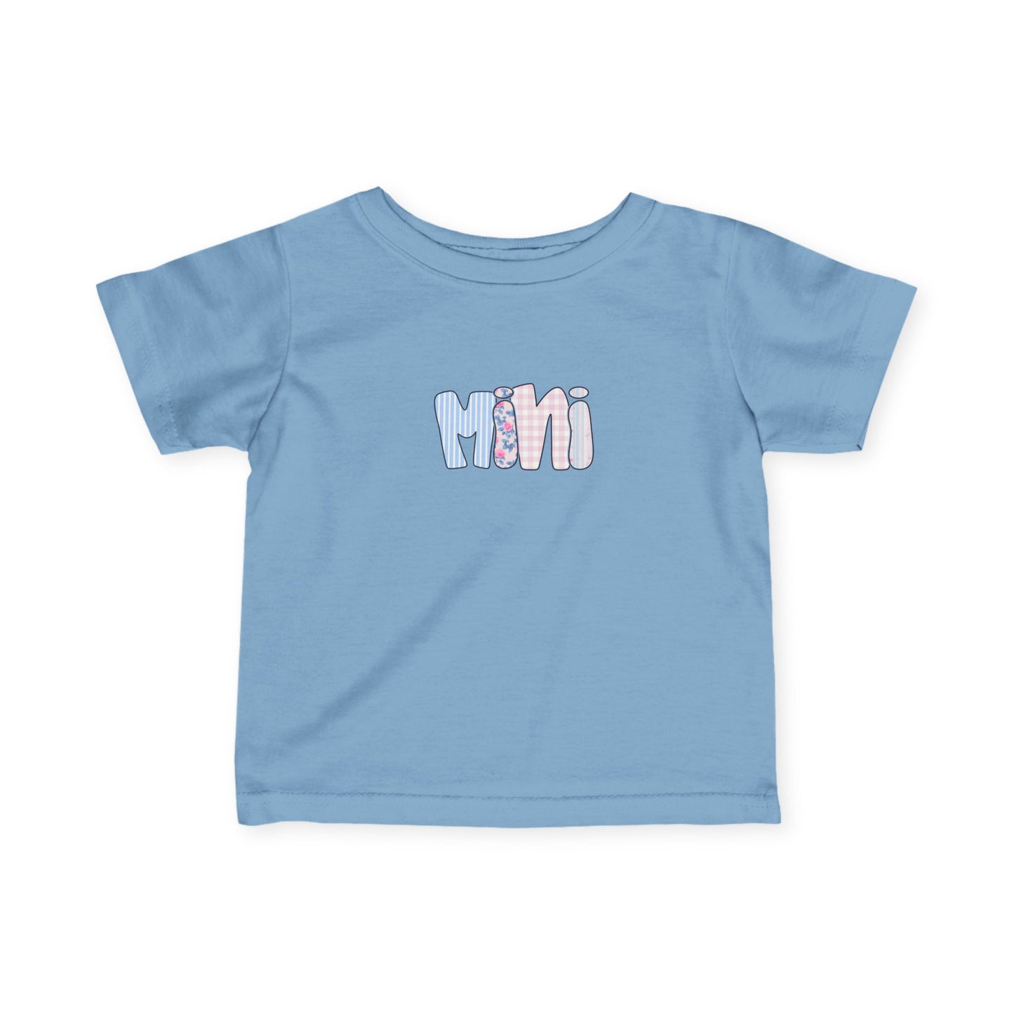 Infant Mini Pink & Blue Floral T-Shirt