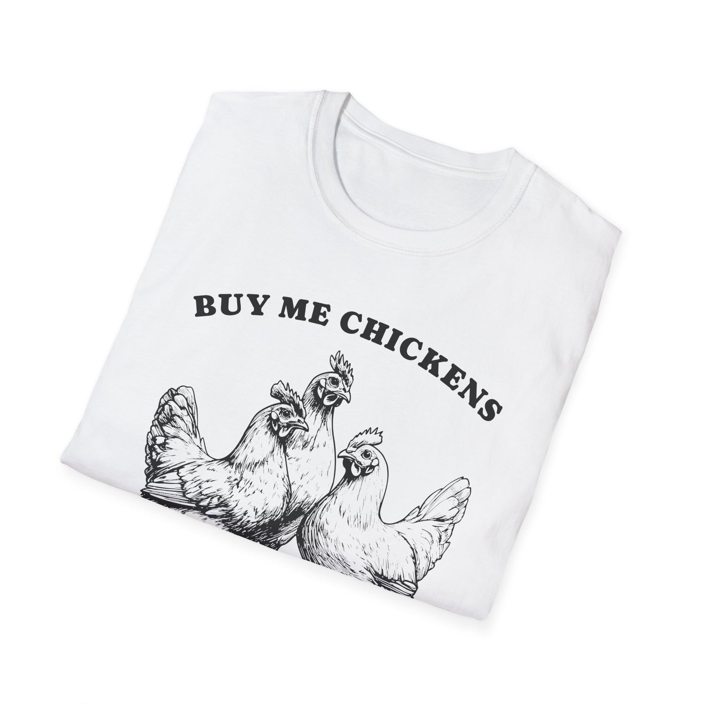 Funny Chicken Government T-Shirt, Humorous Tee, Gift for Chicken Lovers, Farm Animal Humor, Unique Graphic Shirt