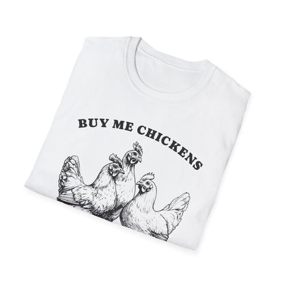 Funny Chicken Government T-Shirt, Humorous Tee, Gift for Chicken Lovers, Farm Animal Humor, Unique Graphic Shirt