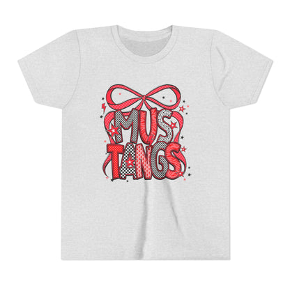 Mustangs Youth Tee, Fun Casual T-Shirt for Kids, Perfect for Birthdays, School Events, Team Spirit, or Everyday Wear