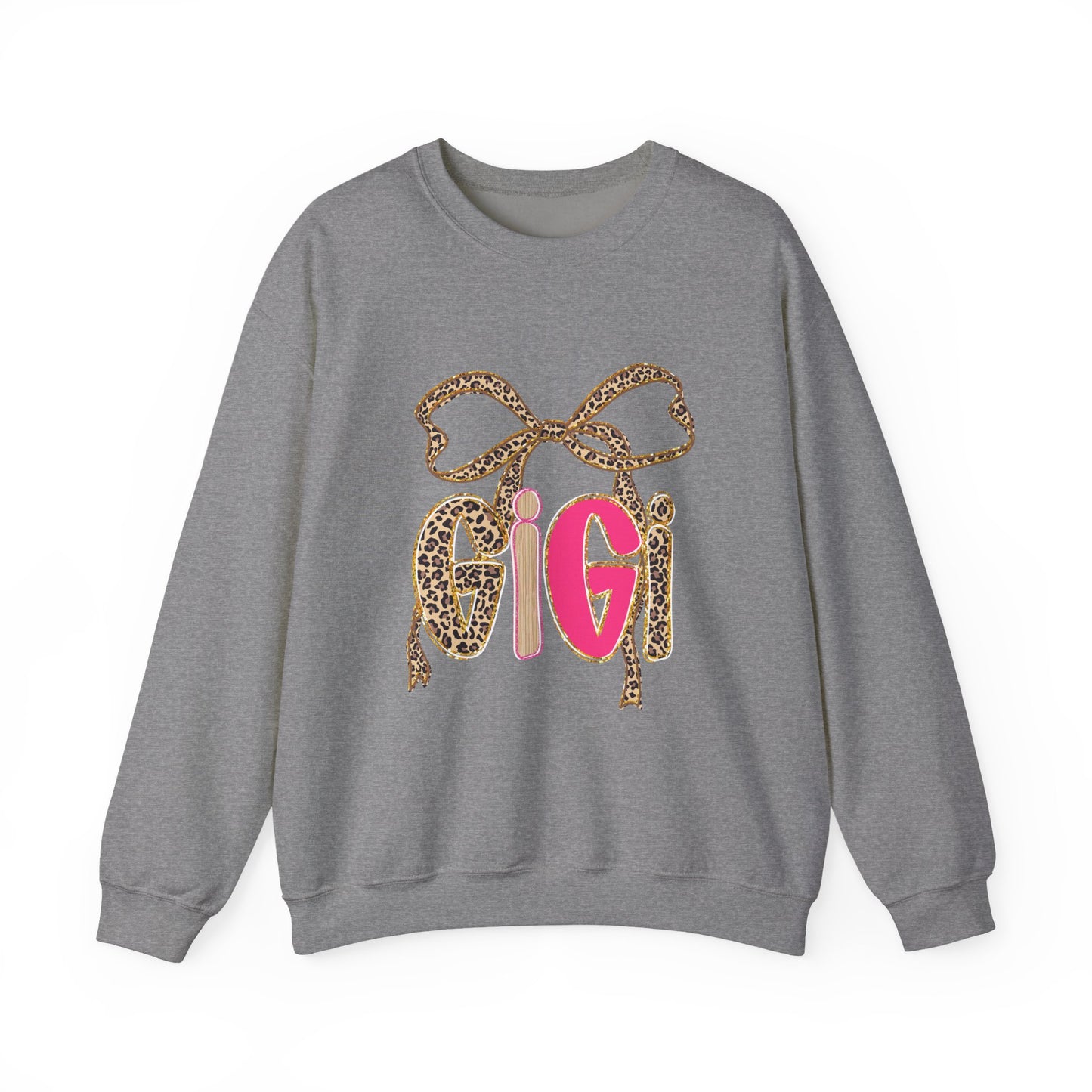 Gigi Neon Leopard Bow Sweatshirt