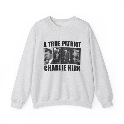 Unisex Heavy Blend™ Crewneck Sweatshirt - A True Patriot Charlie Kirk Sweatshirt, Cozy Gift for Patriots, Political Statement, [...]