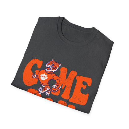 Game Day Unisex Softstyle T-Shirt | Perfect for Sports Fans, Tailgating, Casual Wear, Gift for Gamers, Cheer Day Apparel