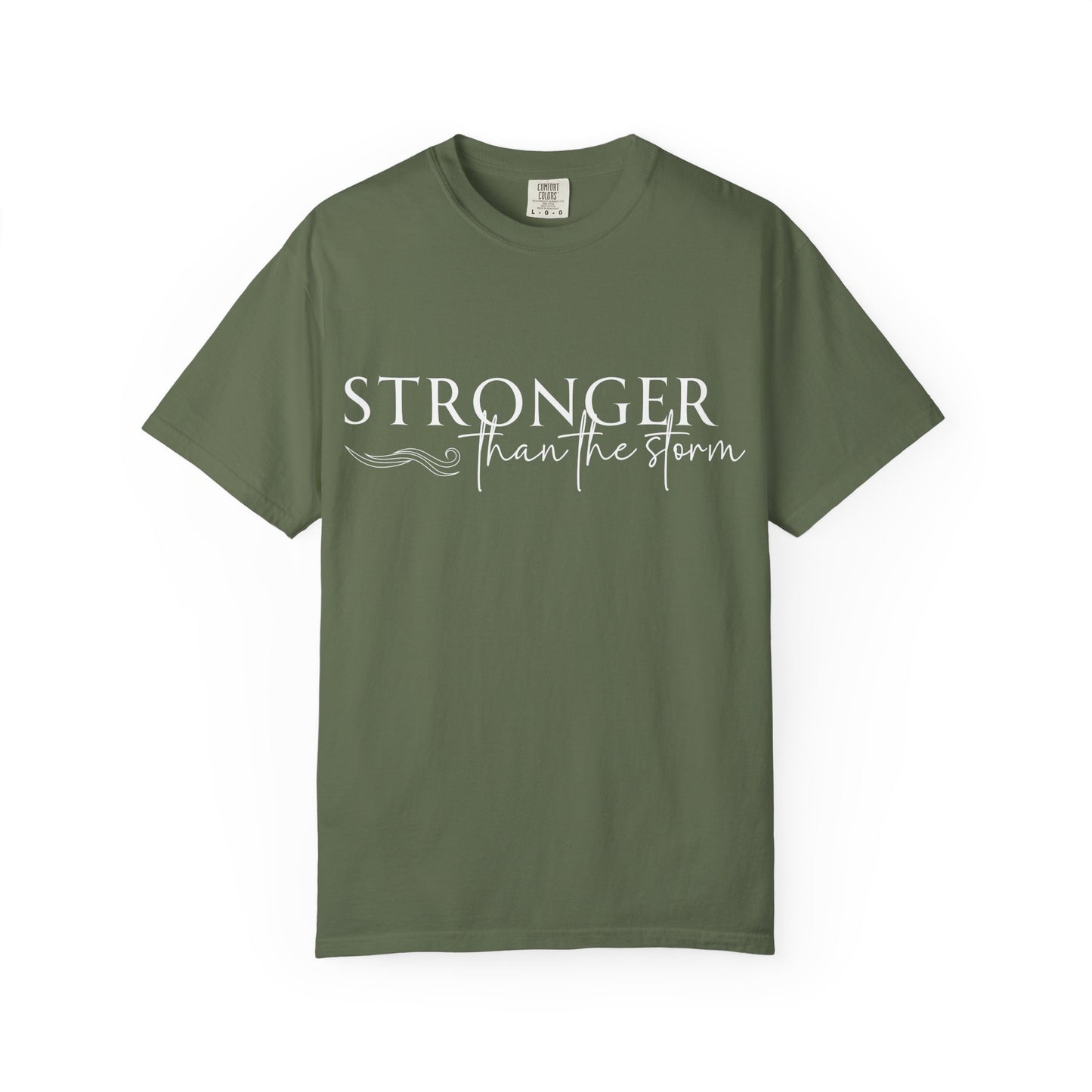 Stronger Than the Storm T-shirt, Inspirational T-shirt, Unisex Tee, Motivational Apparel, Gift for Resilience, Positive Vibes