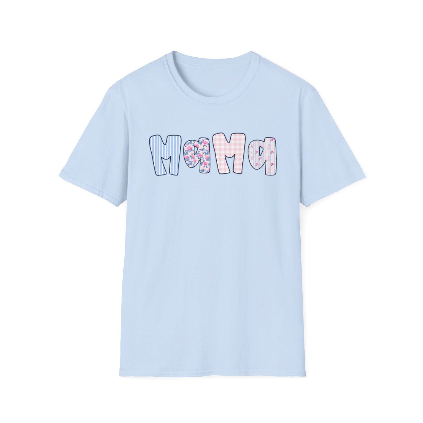 Mama Floral Letters T-Shirt