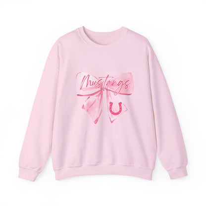 Chic Bow Graphic Crewneck Sweatshirt, Cozy Pullover, Casual Sweatshirt, Gift for Her, Lounge Wear