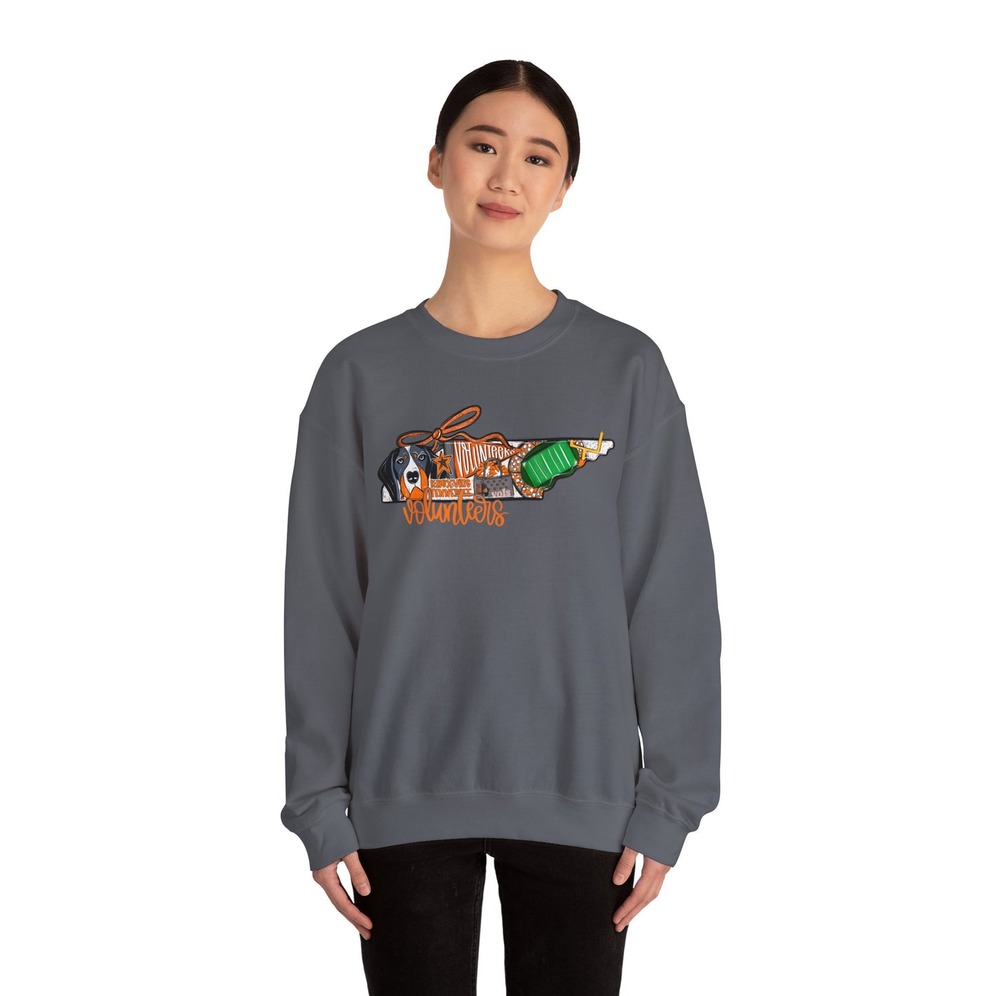 Volunteers Inspired Crewneck Sweatshirt - Cozy Gift for Animal Lovers, Perfect for Fall, Dog Lover's Apparel, Eco-Friendly Fashion, [...]