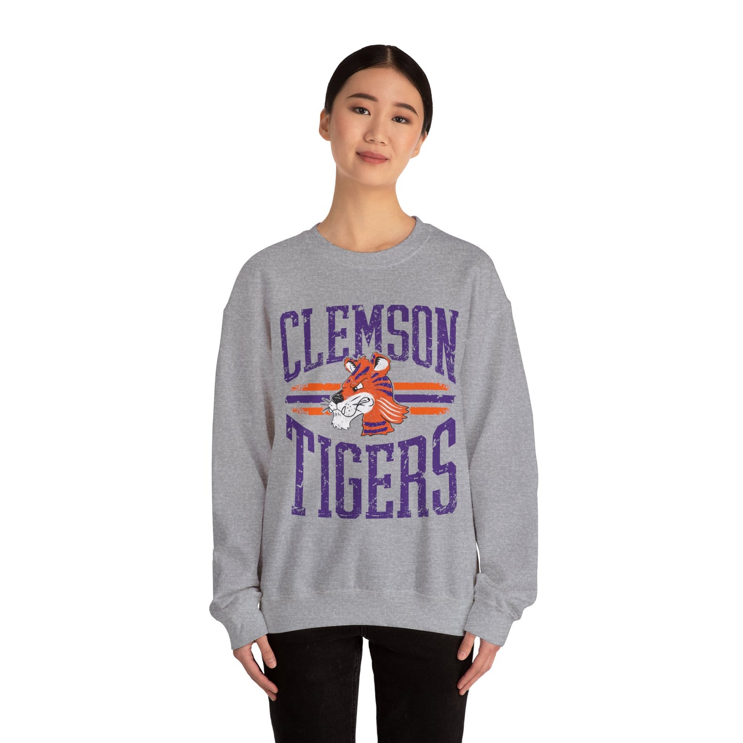 Clemson Tigers Crewneck Sweatshirt - Unisex Sweatshirt for Game Day, College Apparel, Sports Fan, Gift Idea, Casual Wear