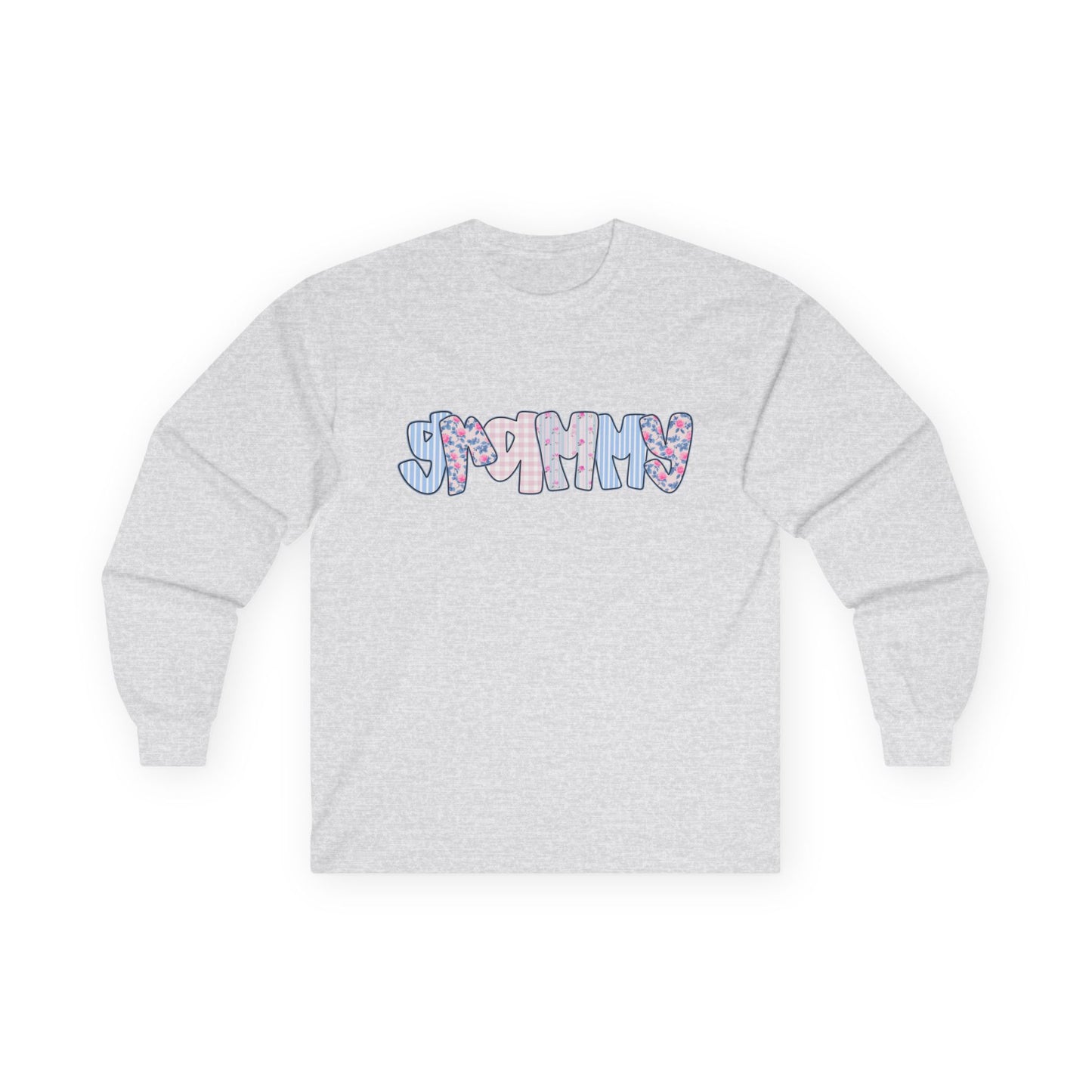 Grammy Pink & Blue Floral Long Sleeve
