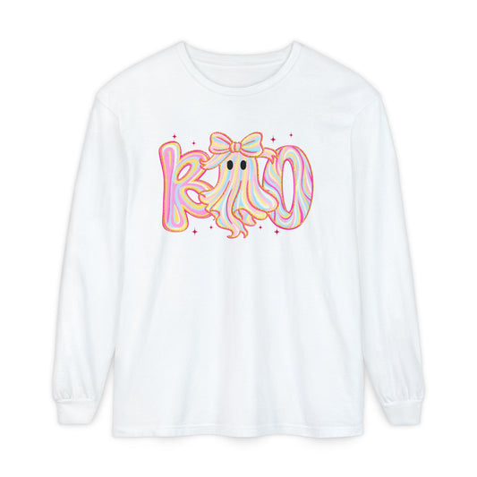 Unisex Garment-dyed Long Sleeve T-Shirt
