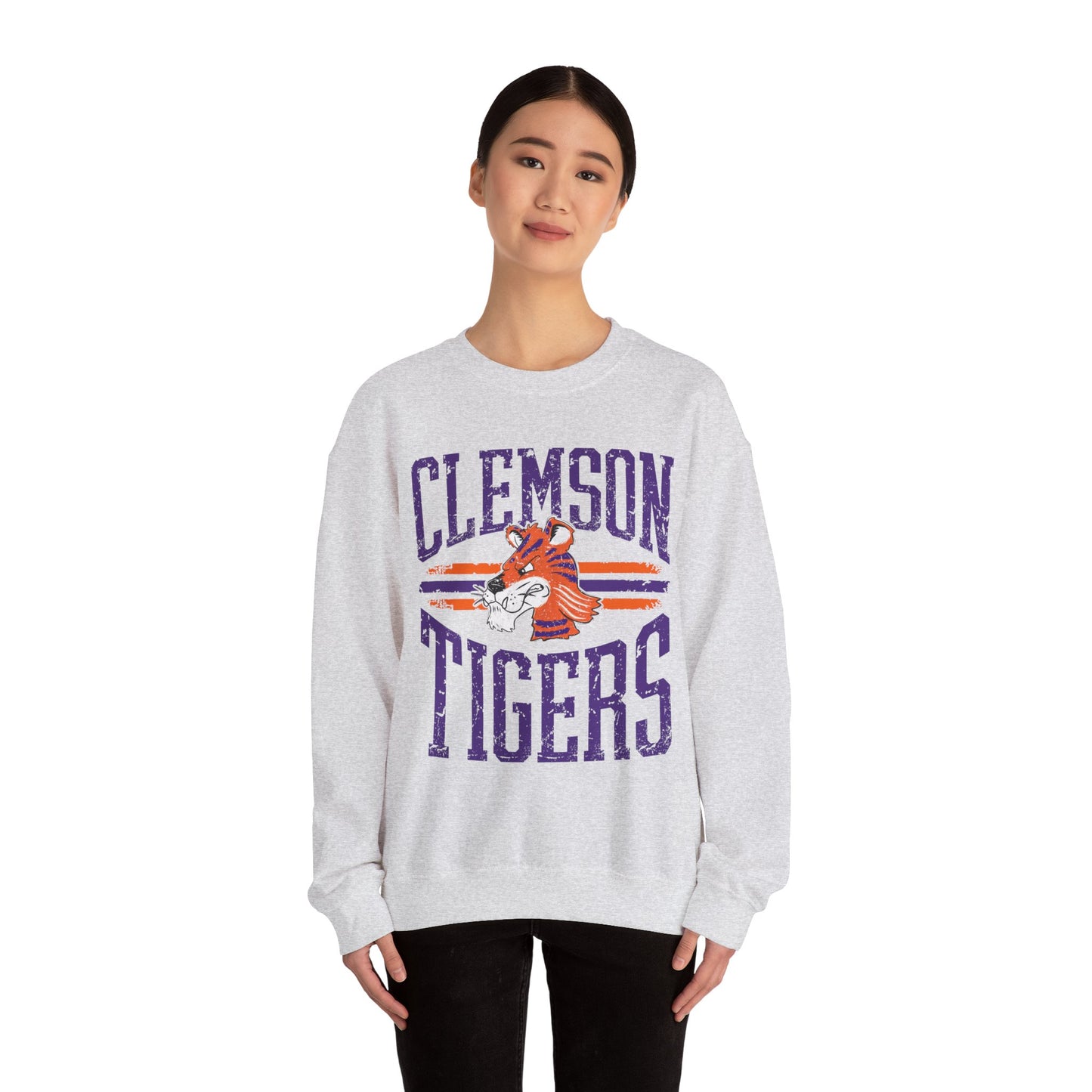 Clemson Tigers Crewneck Sweatshirt - Unisex Sweatshirt for Game Day, College Apparel, Sports Fan, Gift Idea, Casual Wear